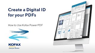 How to Create a Digital Identity or Certificate in Kofax Power PDF [upl. by Skutchan]