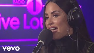 Demi Lovato  Sorry Not Sorry in the Live Lounge [upl. by Helsa326]