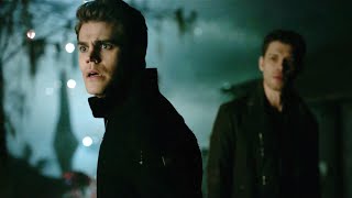 The Vampire Diaries 7x14 Klaus Saves Stefan From The Huntress Crossover Episode [upl. by Meece516]