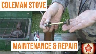 Coleman Camp Stove Maintenance and Repair [upl. by Aihsoem]