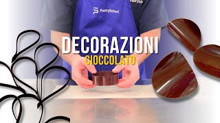 4 Decorazioni in cioccolato  Guida COMPLETA [upl. by Acsecnarf682]