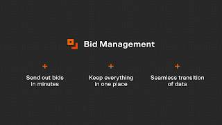 Procore Bid Management Production Demo [upl. by Kiley]