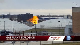 Video Hydrogen tank explodes at gas company [upl. by Aicnatsnoc88]