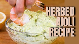 Andrew Zimmern Cooks Herbed Aioli [upl. by Gow]