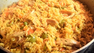 The Best Arroz Con Pollo One Pot Chicken and Rice Panamanian Style [upl. by Marigolde]