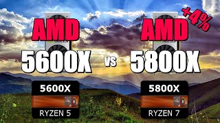 5600X vs 5800X  2060S 💥 CSGO 💥 Fortnite 💥 PUBG 💥 GTAV 💥 Overwatch [upl. by Warfold]