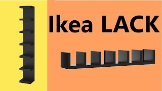 Install ikea lack shelf [upl. by Audry]