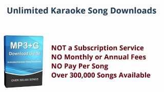 Download Karaoke Songs  Unlimited MP3G File Downloads [upl. by Micheal806]