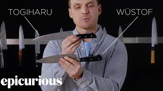 Knifemaker Explains The Difference Between Chefs Knives  Epicurious [upl. by Adniral]