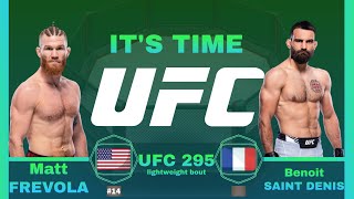 Matt FREVOLA vs Benoit SAINT DENIS FULL FIGHT UFC 295 [upl. by Ardnoik63]