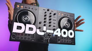 Pioneer DJ DDJ400 Rekordbox Controller  Demo amp Review [upl. by Yllet]