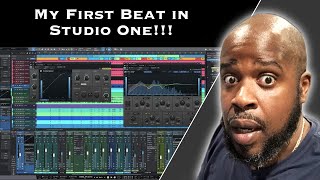 Presonus Studio One  Making My FIRST BEAT Tutorial [upl. by Lida]