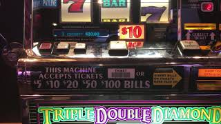 Triple Double Diamond Slot  High Limit  20spin  Jackpot Handpay [upl. by Nesilla494]