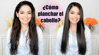 ¿Cómo plancharalaciar el cabello [upl. by Krebs]