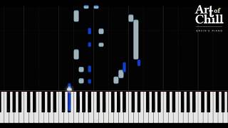 Alexis Ffrench  Bluebird  Piano Tutorial [upl. by Ronoc]