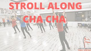 Stroll along cha cha  Line Dance beginner  Demo and Teach LTU [upl. by Nhguahs778]