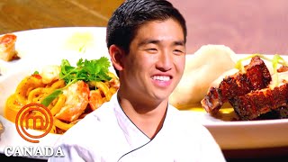 Best Eric Chong Dishes  MasterChef Canada  MasterChef World [upl. by Ahsiekam438]