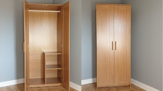 Ikea Brimnes wardrobe with 2 doors  assembly [upl. by Lundt]