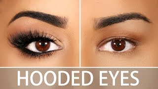 Smokey Cat Eye Tutorial on Hooded Eyes  Tips amp Tricks [upl. by Ardnaik]