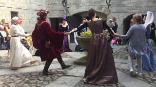 Medieval dance teaching [upl. by Siddon737]