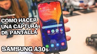 SAMSUNG A30s 👍Cómo Hacer una Captura Screenshot FÁCIL 📲 OrientadorMovil [upl. by Jo118]