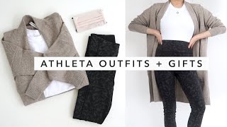 ATHLETA Outfits  Holiday Gift Ideas  Athleta Try On Haul 2020  Miss Louie [upl. by Ariaek231]