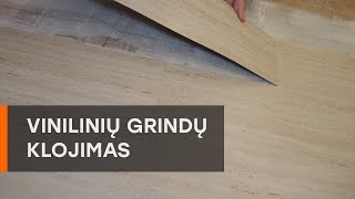 Viniliniu grindu klojimas [upl. by Melody]