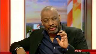 Death in Paradise Don Warrington Interview  subtitled [upl. by Ahtinak]