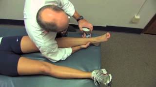 Ankle Dorsiflexion Testing with Handheld Dynamometer [upl. by Oivat]