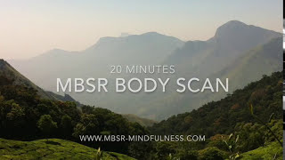 Body Scan 20 minutes MBSR Mindfulness [upl. by Gian955]