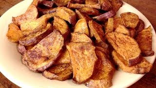 Oven Roasted Sweet Potato Wedges  GardenFork Cooks [upl. by Heigl]