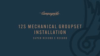 INSTALLATION OF 12SPEED MECHANICAL GROUPSETS [upl. by Naujal]