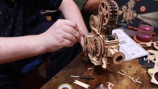 Building the Vitascope Film Projector An Unboxing Video  Brows Held High [upl. by Azerila]