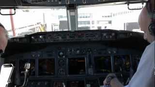 TUI Fly Nordic  737800 Cockpit Start up Taxi Take off from Lanzarote  BLX638 [upl. by Joni]