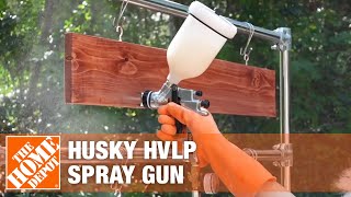 HVLP Paint Spray Gun  The Home Depot [upl. by Vinnie172]