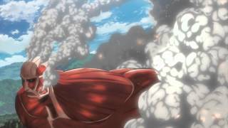 Eren vs Armored Titan English Sub Full Fight [upl. by Simpson]