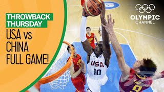 USA v China  Beijing 2008  Basketball Replays  Throwback Thursday [upl. by Osmo]