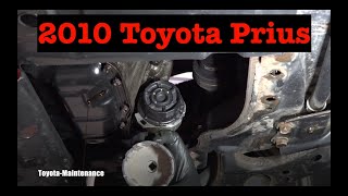 How to change engine oil in Prius [upl. by Twitt]