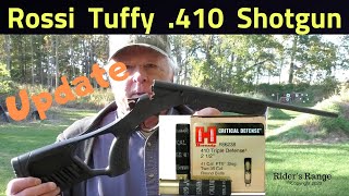 Rossi Tuffy 410 Update  Hornady Critical Defense [upl. by Inohs]