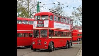 London Trolley Buses Trip 1950s The Good Old Days [upl. by Duleba265]