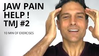 TOP 3 EXERCISES FOR TMJ Temporomandibular Joint PainDisorder [upl. by Wales]