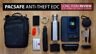 Pacsafe Venturesafe AntiTheft EDC Crossbody Bag  Every Day Carry Long Term Review [upl. by Lletnwahs]