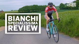 Bianchi Specialissima  Review  Cycling Weekly [upl. by Ahsatak]