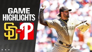 Padres vs Phillies Game Highlights 61924  MLB Highlights [upl. by Ardnaeel]