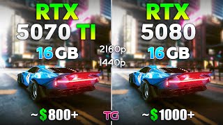 NVIDIA GeForce RTX 5080 vs Other Graphics Cards [upl. by Kcired523]