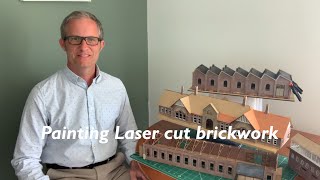 Painting Laser Cut Brickwork [upl. by Phonsa704]