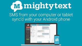 MightyText  SMS from Computer [upl. by Tadd]