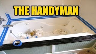 How To Caulk A Bathtub The Right Way  THE HANDYMAN [upl. by Chase]