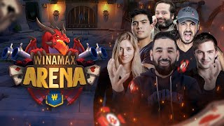 ♠♥♦♣ Winamax Arena 1  Momo Henni Moundir Pierre Calamusa Gaëlle Baumann Guillaume Diaz ViensM [upl. by Anirehs]