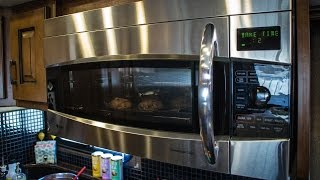 RV Quick Tip  How to Use a Microwave Convection Oven [upl. by Katlaps902]